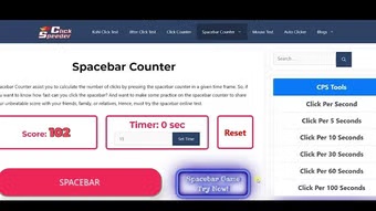 Auto Clicker for Spacebar Counter